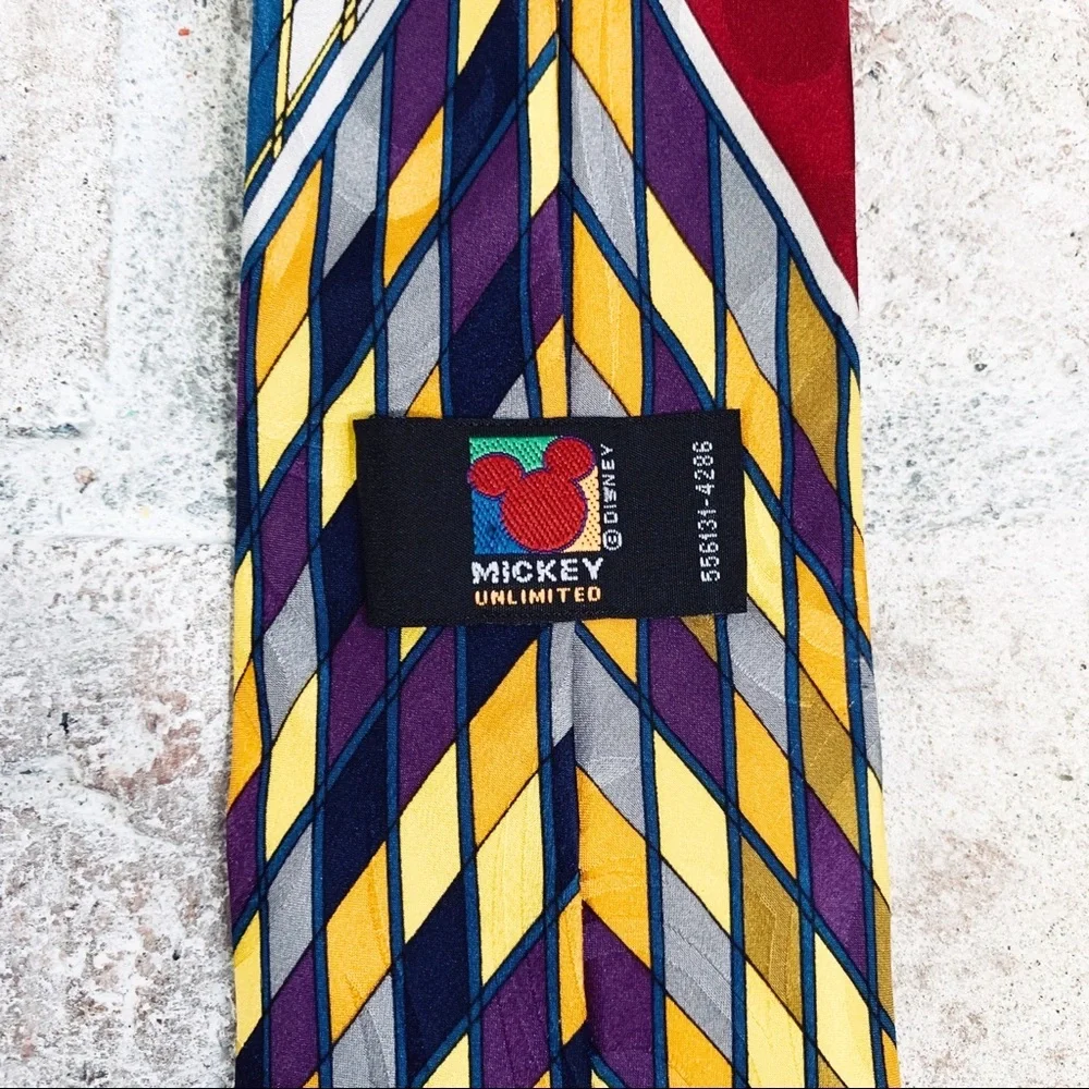 🔥 Mickey Mouse Mickey Unlimited 💯 Silk Tie
